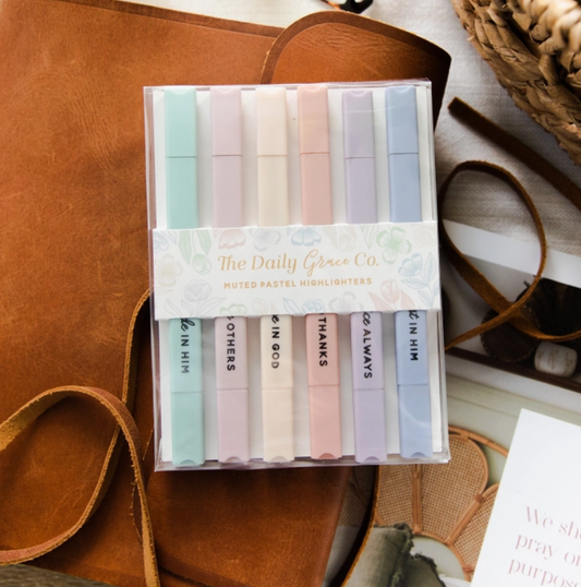 Muted Pastel Highlighters