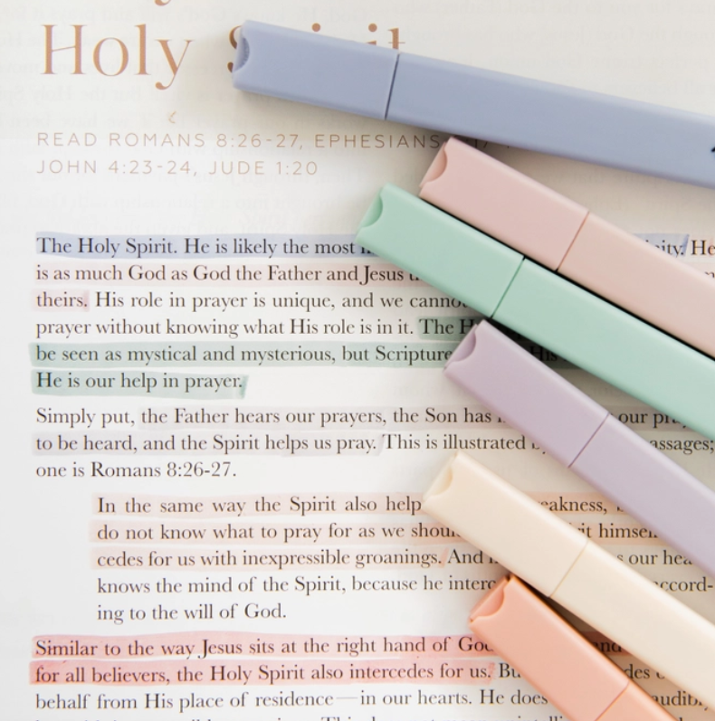 Muted Pastel Highlighters